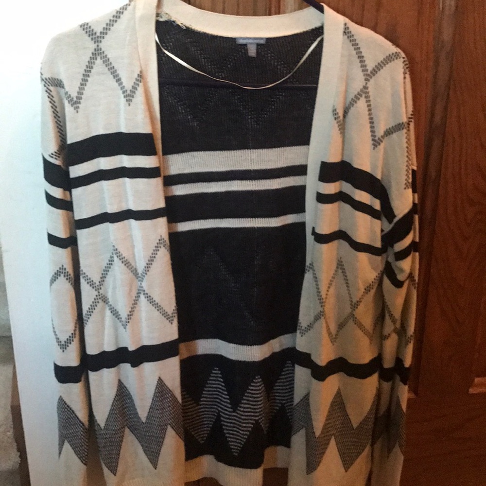 Tan and black, Charlotte Russe cardigan